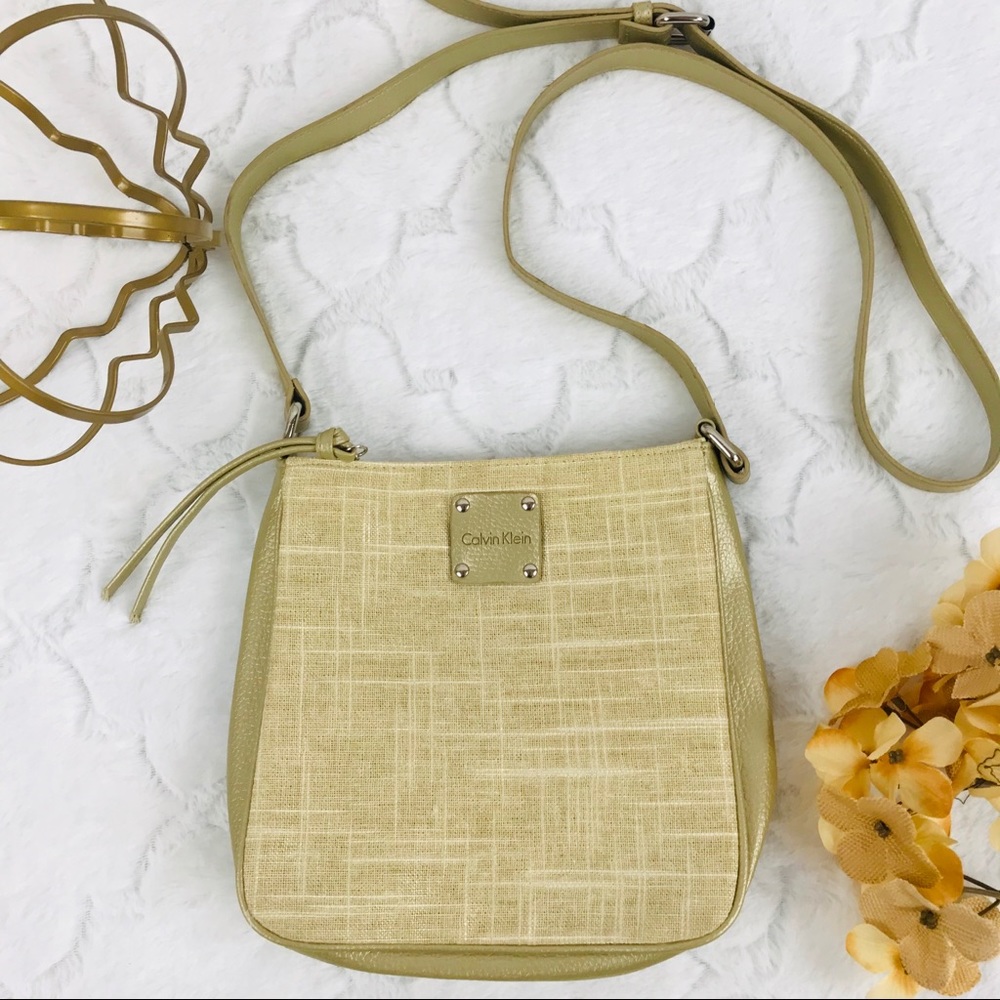 Calvin Klein 💫 Crossbody ~ Muted Gold and …
